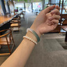 安道子冰種油青半山水瑪瑙玉髓寬條手鐲漸變透翡翠圓條玉鐲七夕女友禮物 圓條56-57半城明媚 曬單實(shí)拍圖