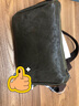 BOYCLN 單肩包男 牛皮休閑斜挎包潮 真皮商務(wù)通勤背包 大容量跨肩郵差包 牛油果綠 植鞣皮 曬單實(shí)拍圖