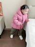 齊齊熊[小暖盾95絨]齊齊熊羽絨服男女童冬裝三防新年紅色極寒面包服紅品 極光粉-極暖95絨子 90 【充絨短款81g/長(cháng)款99g】 曬單實(shí)拍圖