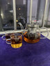 玉蘭香 耐高溫玻璃茶壺泡茶壺過(guò)濾沖茶器茶具套裝加厚不銹鋼花茶壺泡茶 FH-11泡茶壺容量:600ML 曬單實(shí)拍圖