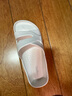 制三 中國臺灣進(jìn)口涼拖鞋女夏季情侶室內軟底超輕EVA防滑時(shí)尚 珍珠白 37（偏小 建議36的腳穿） 曬單實(shí)拍圖
