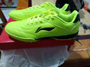 李寧（LI-NING）足球鞋男tf碎釘成人青少年小學(xué)生兒童女孩專(zhuān)業(yè)比賽訓練鞋耐磨釘鞋 熒光亮綠TF-經(jīng)典款/減震防滑透氣 31 曬單實(shí)拍圖