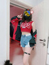 UOOROSE  廣州棒球服機車棒球服外套2025春季新款字母印花寬松百搭韓版BF 酒紅色【原版高質(zhì)量款】 L 曬單實拍圖