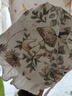OAK FAMILY嬰兒胎帽早秋薄款新生兒囟門帽印花寶寶帽子 愛麗絲花園 38cm  曬單實拍圖