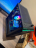 爱国者（aigo）JV13黑色 电脑台式主机箱 桌面matx小机箱（全侧透钢化玻璃/ITX主板/240水冷/RGB灯条） 实拍图