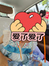 迷你巴拉女童連衣裙寶寶甜美小飛袖木耳邊網(wǎng)紗國風(fēng)漢服裙子 曬單實(shí)拍圖