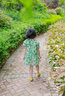 marcjanie馬克珍妮童裝新款女童夏季綠葉花邊連衣裙兒童公主裙女童裙子兒童裙子220855 綠色 120 6T 曬單實拍圖