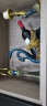 福美林（FUMEILIN）欧式客厅家居装饰品创意电视柜酒柜抽象工艺品摆件雕塑艺术品礼品 蓝色天鹅酒架 实拍图