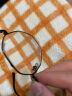 目戲（EYEPLAY）可配防蓝光近视眼镜男潮眼镜框架可选无度数平光镜女型号1051 C6银色-配目戏1.67防蓝光镜片 实拍图