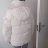 勤度女大童羽絨服13-15歲大女童初中生時尚女冬季設(shè)計感外套短款加厚 黑色 M 85-110斤 曬單實拍圖