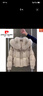 皮爾卡丹（pierre cardin）感超好看短款羽絨服女冬季2025新款仿真毛領(lǐng)厚外套顯瘦女裝 米灰色 S 曬單實(shí)拍圖