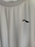 李宁（LI-NING）羽毛球健身运动户外跑步训练休闲短袖T恤ATSP503-2白色 XL码 男款 实拍图