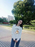 love legend 情侶裝衛(wèi)衣全套秋冬新款圓領(lǐng)男女同款衛(wèi)衣寬松情侶衛(wèi)衣學(xué)生百搭 (WM) 黑色 男S(建議100斤以下穿) 曬單實(shí)拍圖