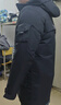 吉普（JEEP）新款冬季戶外工裝男士羽絨服加厚保暖白鴨絨防風中長大衣流外套 黑色 3XL 曬單實拍圖