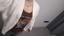 啄木鳥法式v領(lǐng)毛衣開衫女秋冬季2025新款韓版外穿長袖短款外套針織上衣 白色 S 曬單實(shí)拍圖