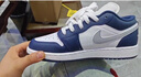 耐克（NIKE）【潮】女鞋夏季新款aj1 low 低幫時尚輕便透氣復(fù)古休閑運動籃球鞋 553560-141 午夜藍(lán) 36.5 曬單實拍圖