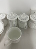 憐伊塵商務(wù)接待茶杯6只套裝景德鎮(zhèn)陶瓷杯帶蓋辦公室會(huì)議杯托盤家用瓷茶 白色 六個(gè)裝玉蓮帶托盤 曬單實(shí)拍圖