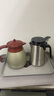 康豐（KANGFENG） 創(chuàng)意托盤家用放茶杯長方形杯子水杯茶盤ins風(fēng)茶杯盤杯盤拖盤塑料 落葉灰-大號(hào) 曬單實(shí)拍圖