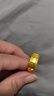 六福珠寶足金萬(wàn)福金安黃金戒指男戒活口戒 計價(jià) GDGTBR0015 10.06克(含工費315元) 曬單實(shí)拍圖