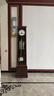 Hermle Clocks 德國赫姆勒時鐘（黑胡桃木）客廳落地鐘實木擺鐘報時機械座鐘 MF015-031161 曬單實拍圖
