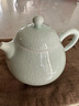 廷懷窯 汝窯套組 功夫茶具套裝汝瓷開片汝窯茶具套裝陶瓷玻璃公道 容天壺玉青小套組 曬單實拍圖