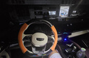 HOCASEN吉利方向盤套翻毛皮汽車把套星越l/博越/星瑞/帝豪/繽越/豪越熊貓 翻毛皮3D壓印 碳纖皮 愛馬士橙D形 吉利黑標(biāo) 曬單實拍圖
