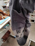 衣然呈品束腳牛仔褲男士春夏季新款潮流百搭修身百搭漸變休閑九分褲子男褲 灰色 XL【建議130-150斤】 曬單實(shí)拍圖