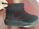 斯凱奇（SKECHERS）面包靴冬靴女鞋百搭雪地靴保暖軟底靴子厚底防滑中筒靴114754 曬單實拍圖