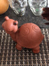 宇軒 紫砂茶寵抬頭小烏龜擺件手工精品創(chuàng  )意長(cháng)壽手工可養茶玩擺件 曬單實(shí)拍圖