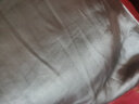 太湖雪纯色真丝枕套 100%桑蚕丝绸 单面真丝枕头套单只装琉璃蓝 48*74cm 实拍图