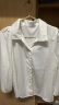 初申长袖衬衫女缎面高级复古气质设计感法式职业通勤衬衣S132C2205 实拍图