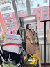 Olrain歐芮兒法式風衣外套秋季女裝小個子氣質(zhì)通勤中長款大衣 咖色 M 曬單實拍圖