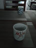 和風(fēng)四季日式釉下彩馬杯陶瓷水杯個(gè)性茶杯早餐杯子創(chuàng  )意直口杯 （鉤藤）螺紋直口杯（250ml單個(gè) 曬單實(shí)拍圖