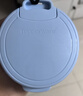 特百惠（Tupperware）茶水分離隨手杯男女學(xué)生辦公運動(dòng)大容量塑料水杯子保鮮盒組合藍色 茶韻冰水藍500ml 曬單實(shí)拍圖