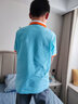 Bejirog男童短袖t恤夏裝兒童2025新款小男孩衣服polo衫中大童裝棉T套裝 藍(lán)色（短袖） 薄款 150 cm 曬單實拍圖
