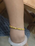 周生生黃金手鏈 竹節車(chē)花圖案足金手飾 女24218B計價(jià)17厘米13.55克 曬單實(shí)拍圖