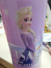 迪士尼（Disney）儿童保温杯 双盖男女学生喝水壶宝宝防漏吸管水杯600ML送杯套公主 实拍图