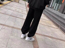 IT.NEW品牌聯(lián)名休閑褲男夏季新款褲子男士透氣速干冰絲褲寬松百搭運動褲 黑色（B） XL 曬單實拍圖