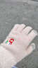 蘇木佰（SOMUBAY）手套女冬季2025可愛(ài)加絨加厚騎車(chē)女生保暖學(xué)生騎行可觸屏圣誕禮物 米色-圣誕老人和樹(shù) 均碼 曬單實(shí)拍圖
