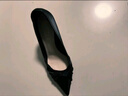 達芙妮高跟鞋女尖頭細跟氣質(zhì)單鞋職業(yè)鞋女鞋 黑色（跟高8.5CM） 36 曬單實(shí)拍圖