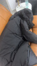 鴨鴨（YAYA）羽絨服男女同款2025冬季長款過膝超長寬松純色加厚保暖外套 黑色 2XL (175) 【適合165-185斤】 曬單實拍圖