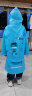 惠寻 京东自有品牌 儿童卡通雨衣 带书包位雨披 蓝色机器人XXL码 实拍图