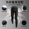 361°健身褲男士高彈田徑跑步服訓練褲瑜伽加絨壓縮籃球打底速干褲運動(dòng) 兩件套（短褲帶拉鏈） 3XL 曬單實(shí)拍圖