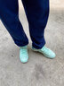 卡爾美（KELME）足球鞋青少年TF碎釘比賽球鞋透氣學生防滑耐磨足球鞋 薄荷綠 37  曬單實拍圖