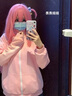 益寶王國(guó)波奇醬cos服 孤獨(dú)搖滾cos服后藤一里粉色卡通周邊潮玩動(dòng)漫漫畫 后藤一里C服(+頭飾襪子)+假發(fā) XL（建議115-130斤） 曬單實(shí)拍圖