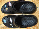 斯凱奇（Skechers）洞洞鞋女士夏季透氣戶外沙灘鞋休閑涼拖鞋111514 全黑色/BBK 38 曬單實拍圖