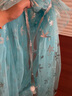 憶愛愛莎公主披風(fēng)艾莎衣服兒童皇冠魔法棒生日禮物套裝表演服演出 藍(lán)色包包手套套裝 均碼 曬單實(shí)拍圖