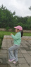 蓋璞女童2025秋季新款logo松緊腰微喇抓絨針織長(cháng)褲兒童裝805486 曬單實(shí)拍圖