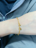 中國黃金（CHINA GOLD）黃金手鏈女士足金葫蘆純金手鏈七夕情人節(jié)禮物送女友老婆 葫蘆手鏈約2.0g【甄選禮盒】 曬單實(shí)拍圖