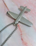 芯奢小飛機項鏈男百搭復古吊墜男女士長(cháng)款毛衣鏈簡(jiǎn)約小眾配飾品送男友 曬單實(shí)拍圖